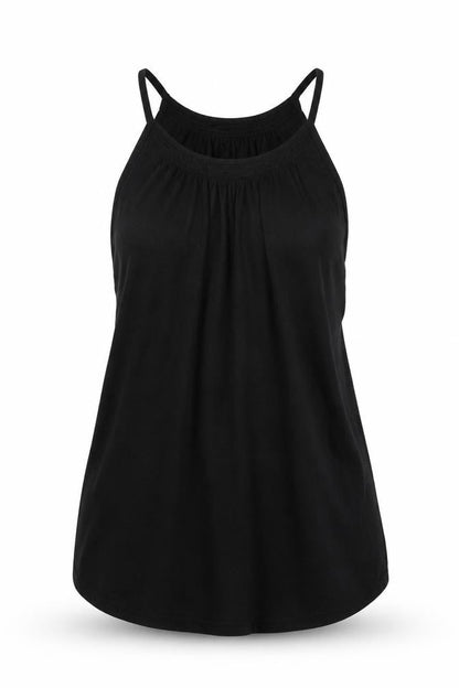 Womens UK Size 10 New Look Black Basic Tank