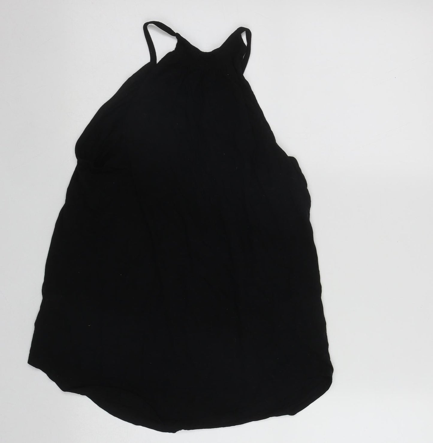 Womens UK Size 10 New Look Black Basic Tank