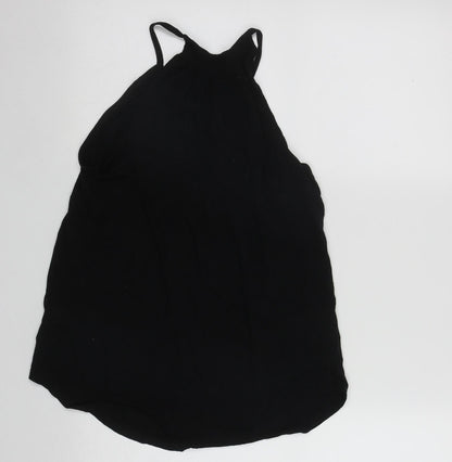 Womens UK Size 10 New Look Black Basic Tank