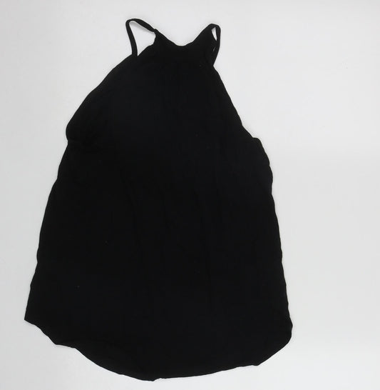 Womens UK Size 10 New Look Black Basic Tank