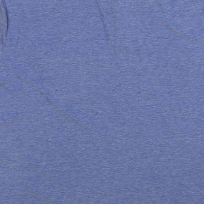 LE SHARK  Mens Blue  Cotton  Polo Size M Collared Button