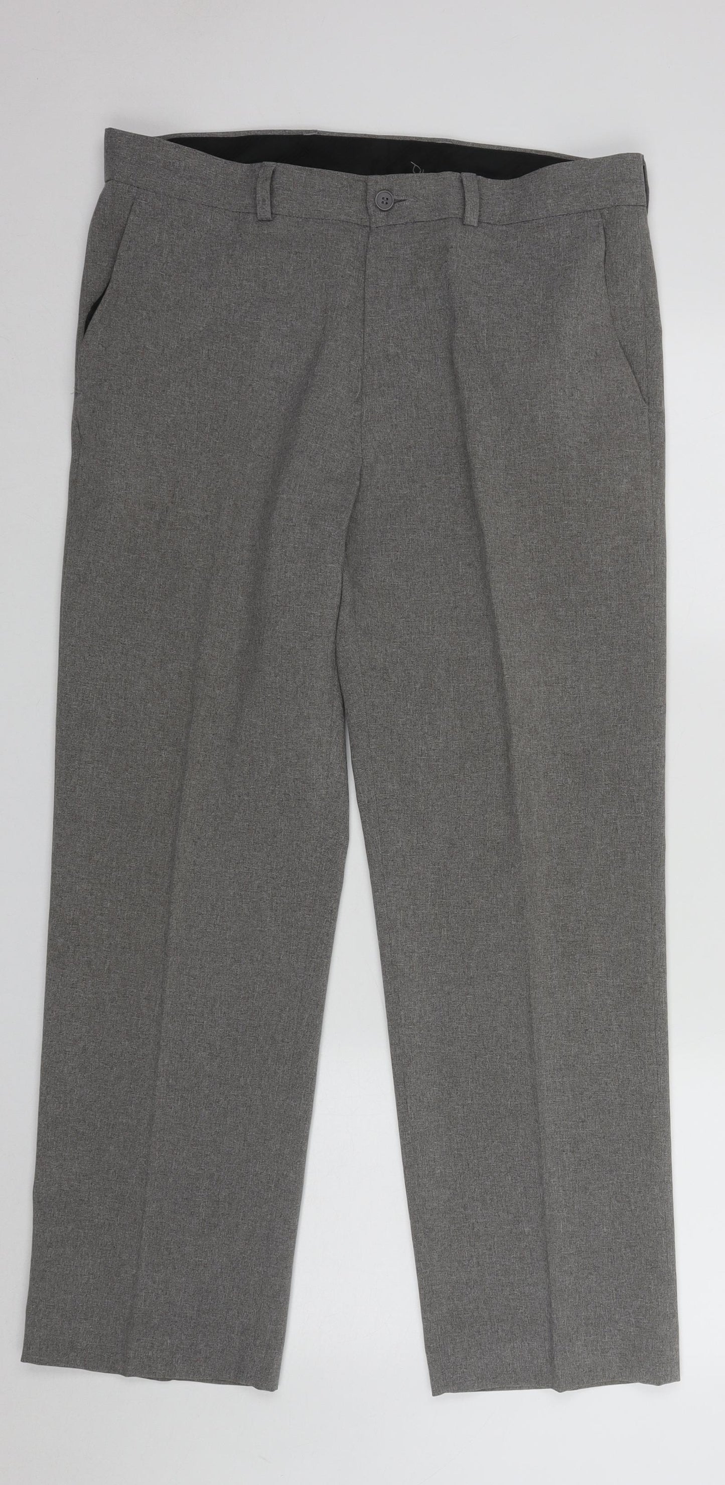 Mens UK Size 34 in BHS Regular Fit  Grey Trousers