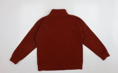 Primark Womens Brown  Polyester Pullover Sweatshirt Size 2XS  Zip