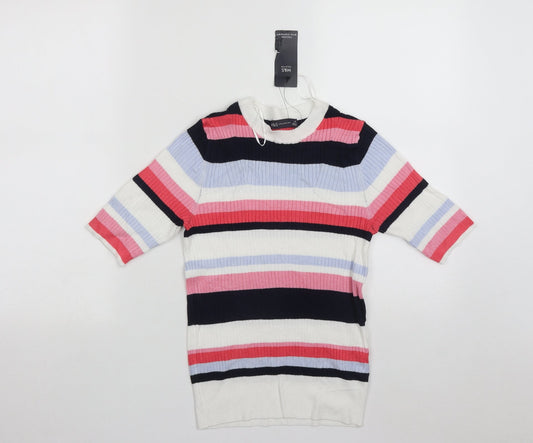 Womens UK Size 10 Marks and Spencer Multicoloured Pullover Jumper