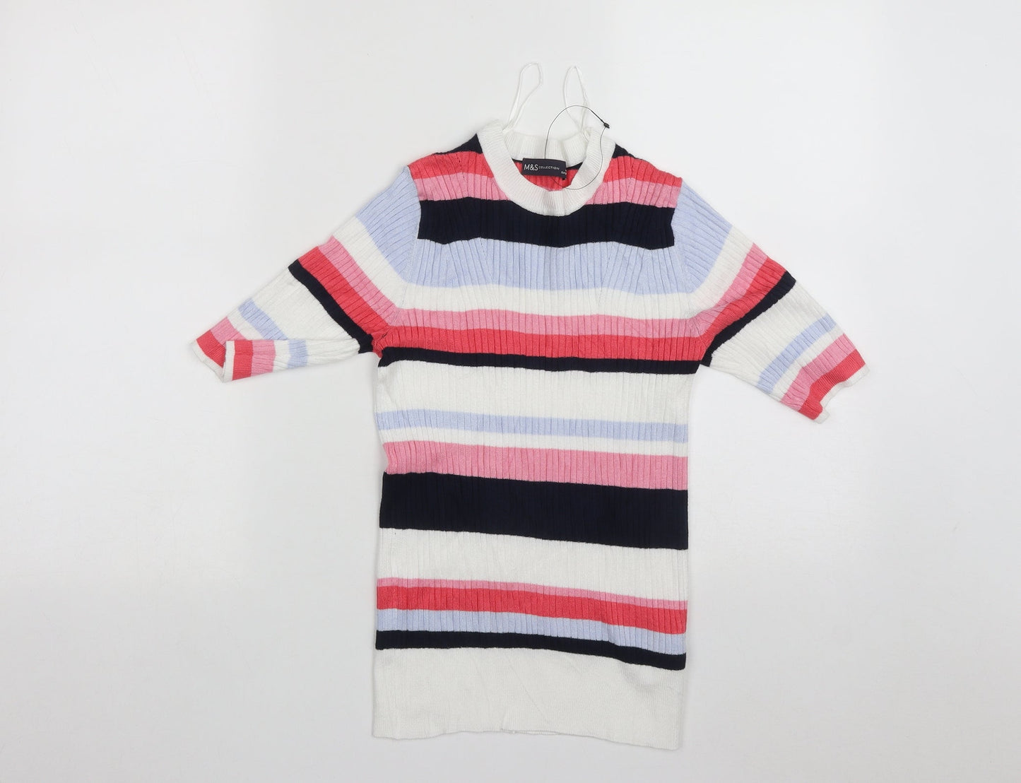 Womens UK Size 8 Marks and Spencer Multicoloured Pullover Jumper