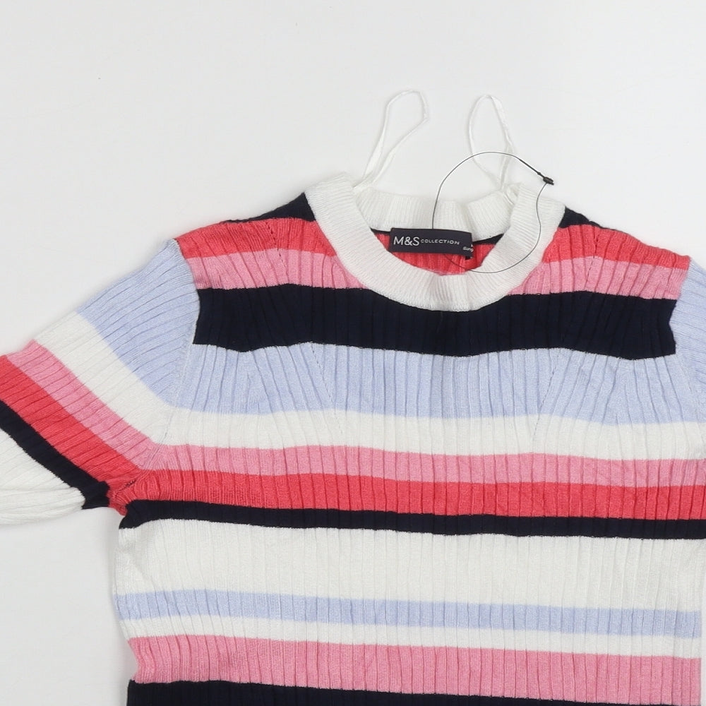 Womens UK Size 8 Marks and Spencer Multicoloured Pullover Jumper