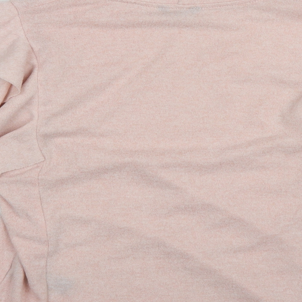 Womens UK Size 8 M&Co Pink Pullover Jumper