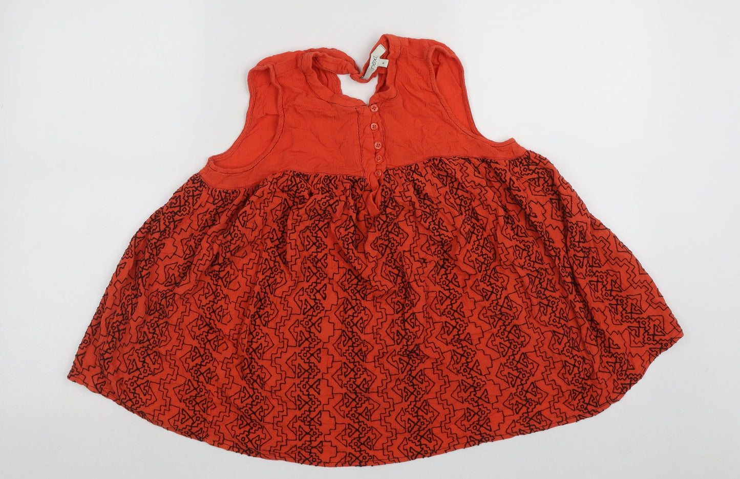 Womens UK Size 8 NEXT Orange Basic Tank