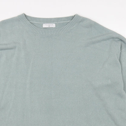 Womens UK Size 16 Matalan Green Pullover Jumper
