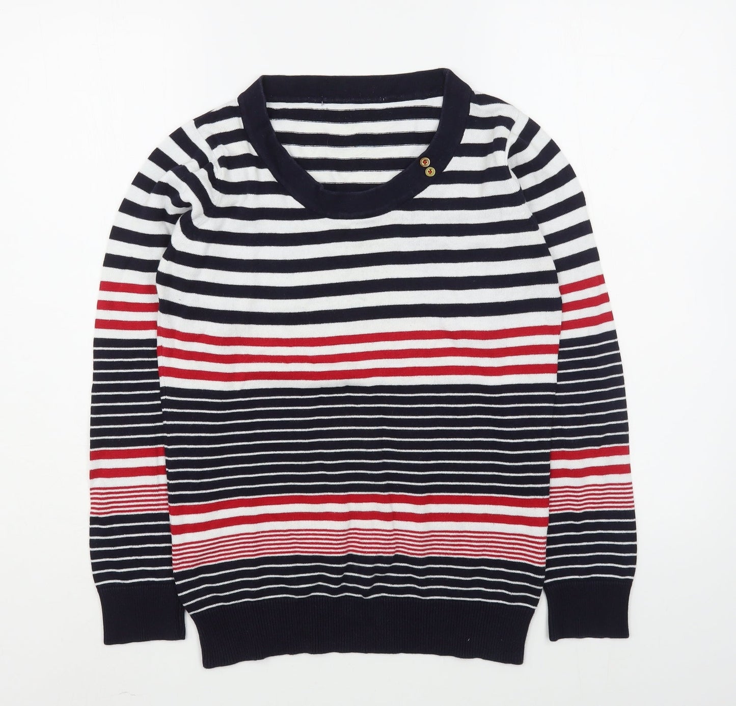 Womens UK Size S EWM Multicoloured Pullover Jumper