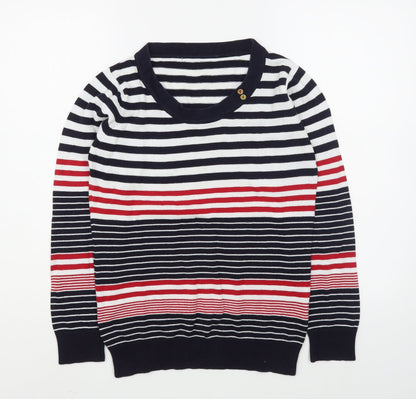 Womens UK Size S EWM Multicoloured Pullover Jumper