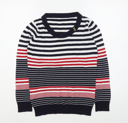 Womens UK Size S EWM Multicoloured Pullover Jumper