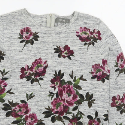 Womens UK Size S Oasis Multicoloured Pullover Jumper