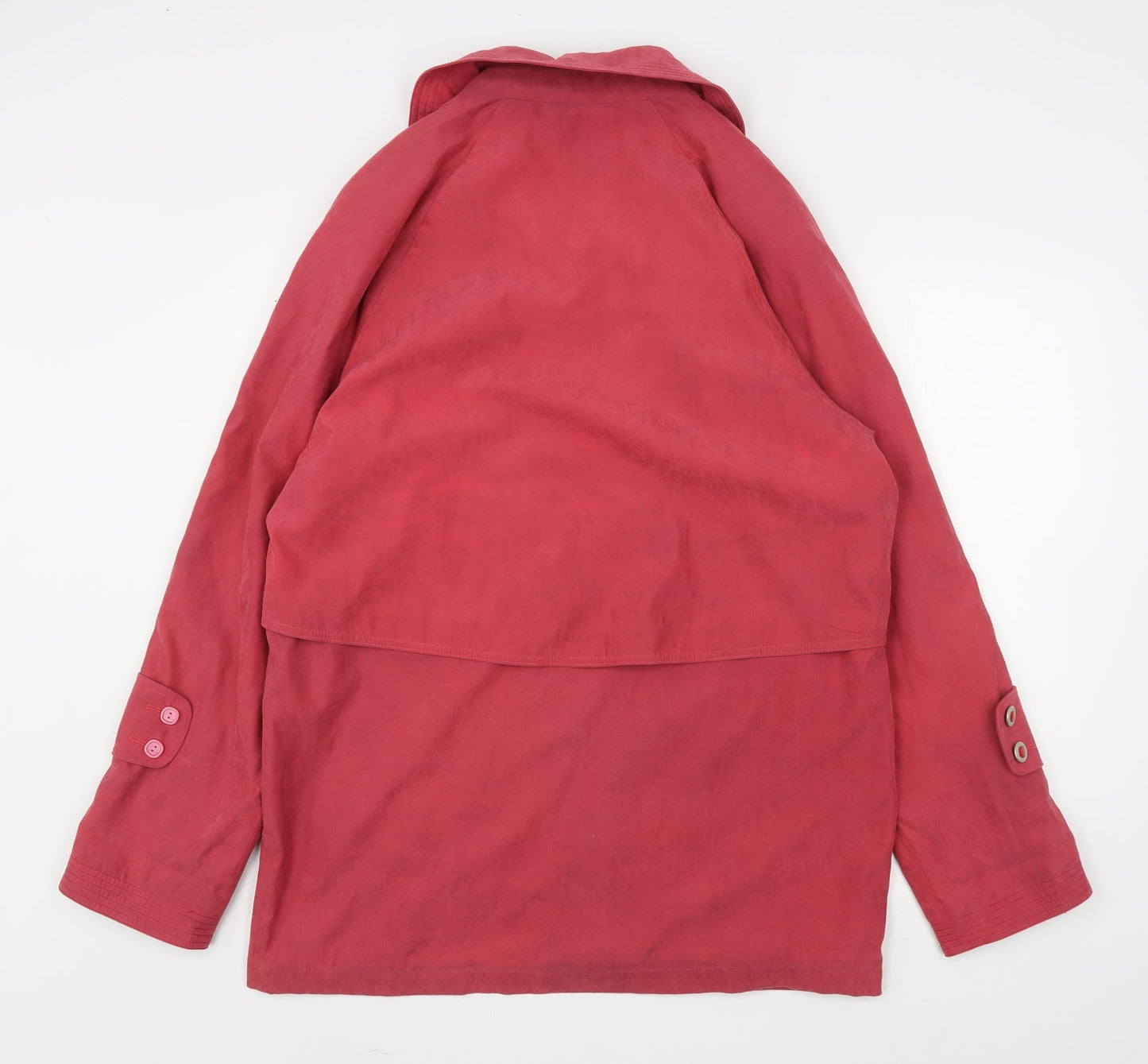 Womens UK Size M Gold Pink Overcoat