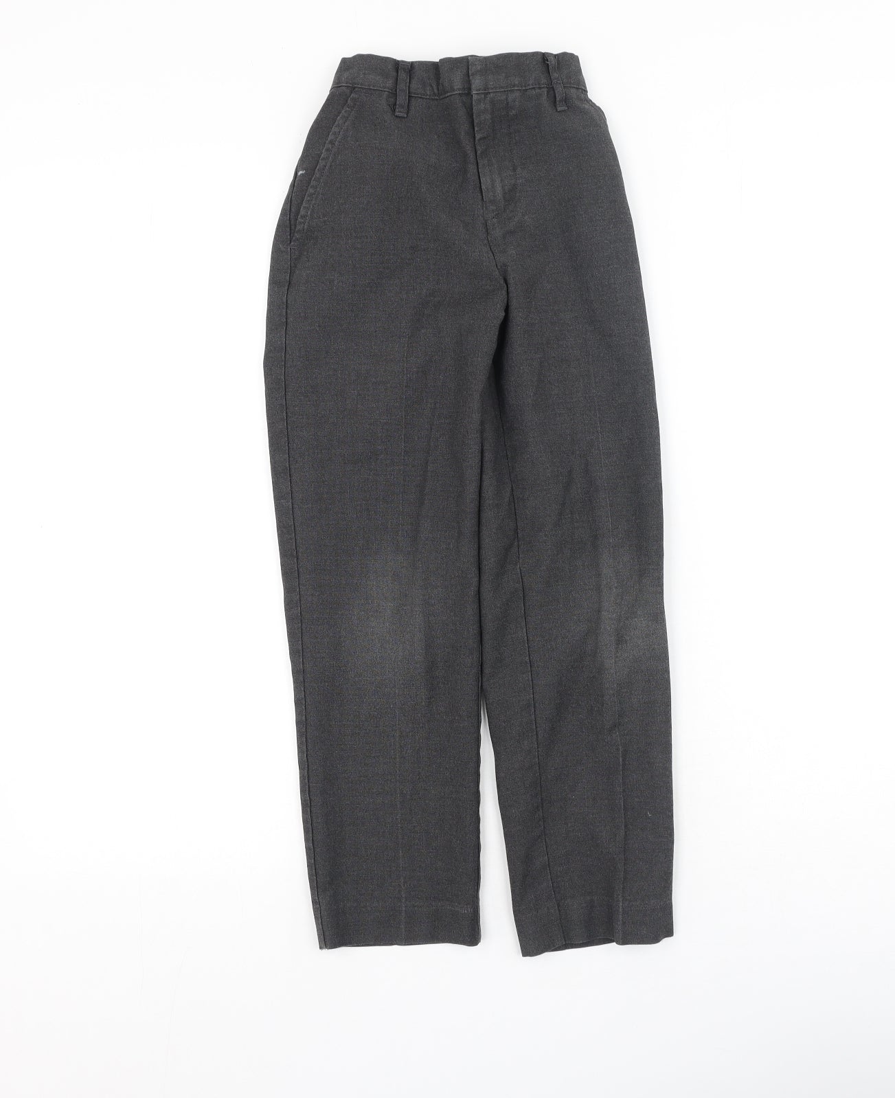 TU Boys Grey  Polyester Dress Pants Trousers Size 8 Years  Regular