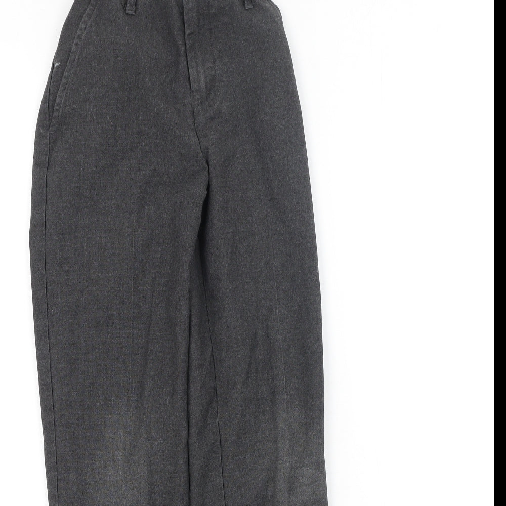 TU Boys Grey  Polyester Dress Pants Trousers Size 8 Years  Regular