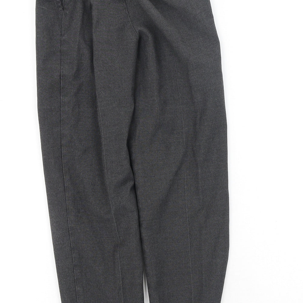 TU Boys Grey  Polyester Dress Pants Trousers Size 8 Years  Regular