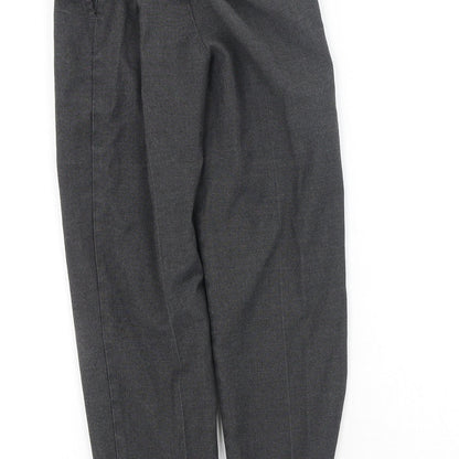 TU Boys Grey  Polyester Dress Pants Trousers Size 8 Years  Regular