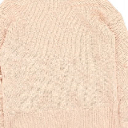 Womens UK Size S VERO MODA Pink Pullover Jumper