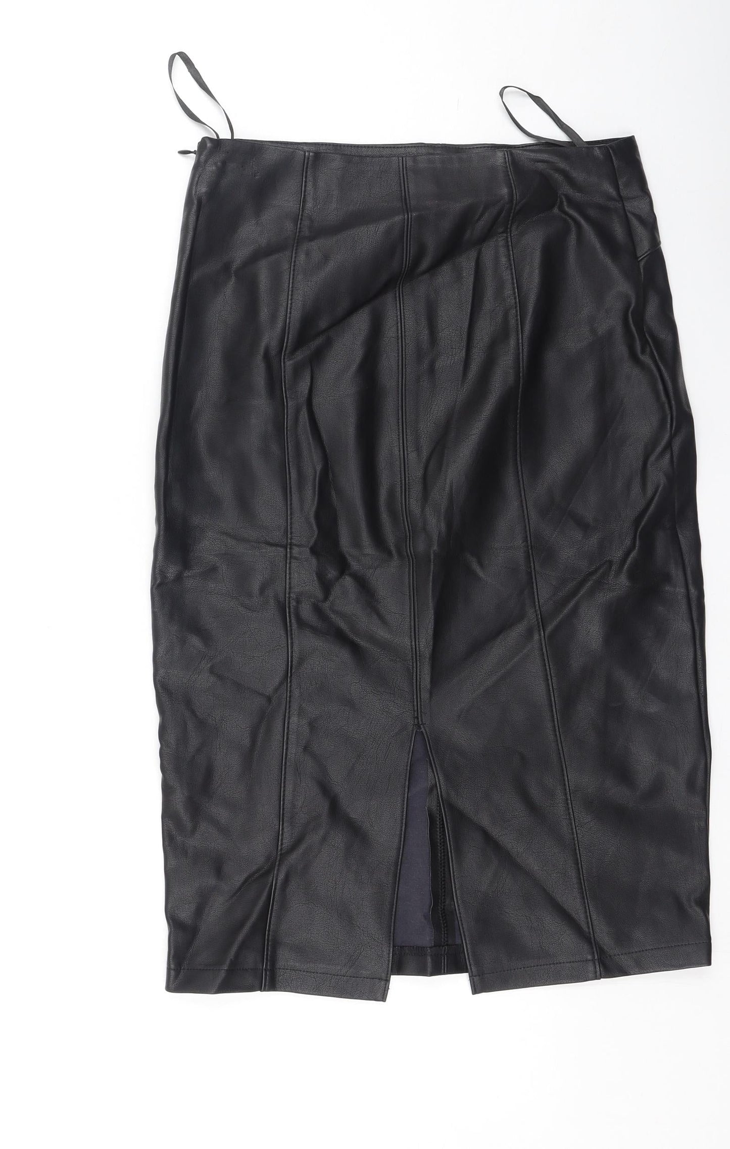 Papaya Womens Black  Viscose Mini Skirt Size 8