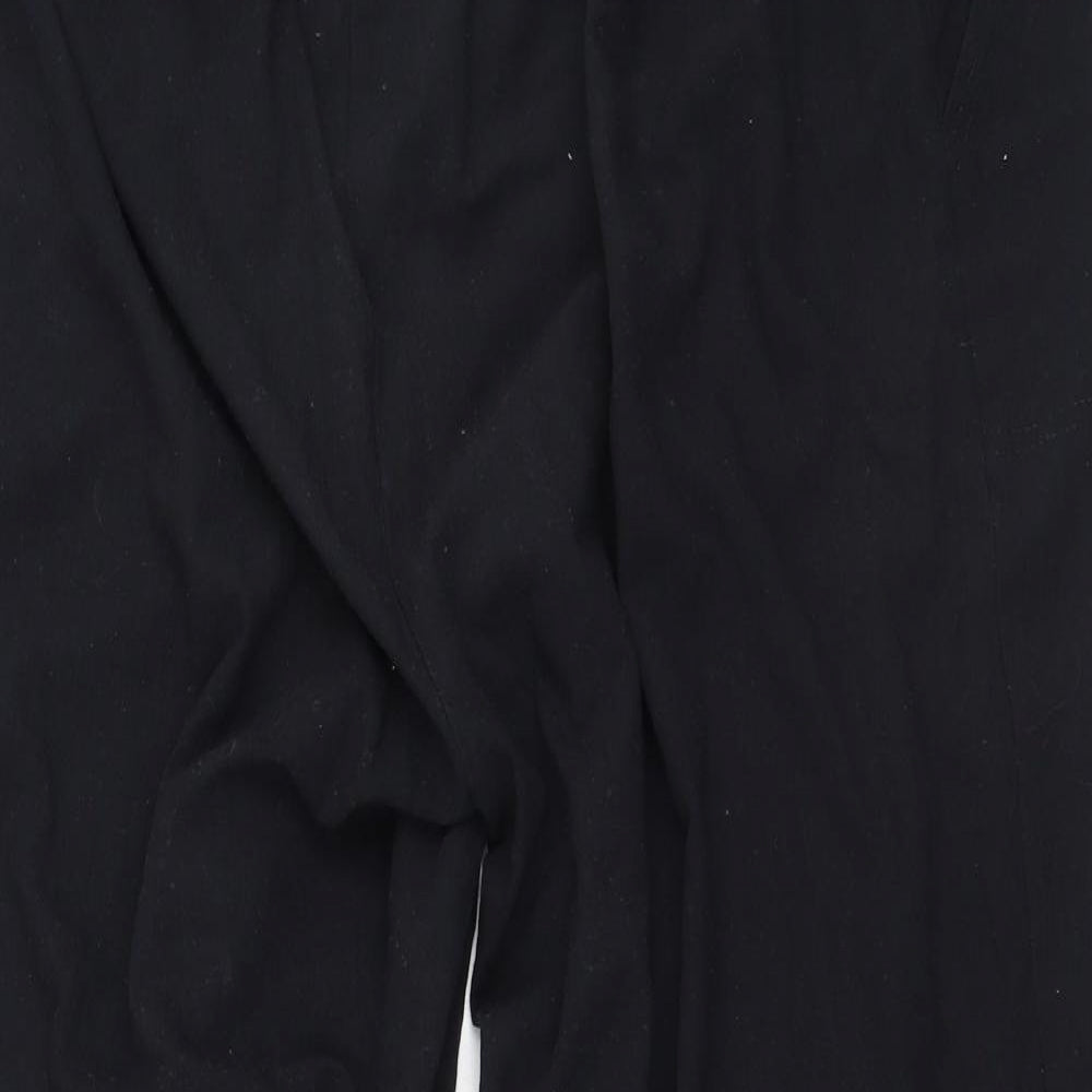 Womens UK Size 20 Papaya Regular Fit  Black Trousers