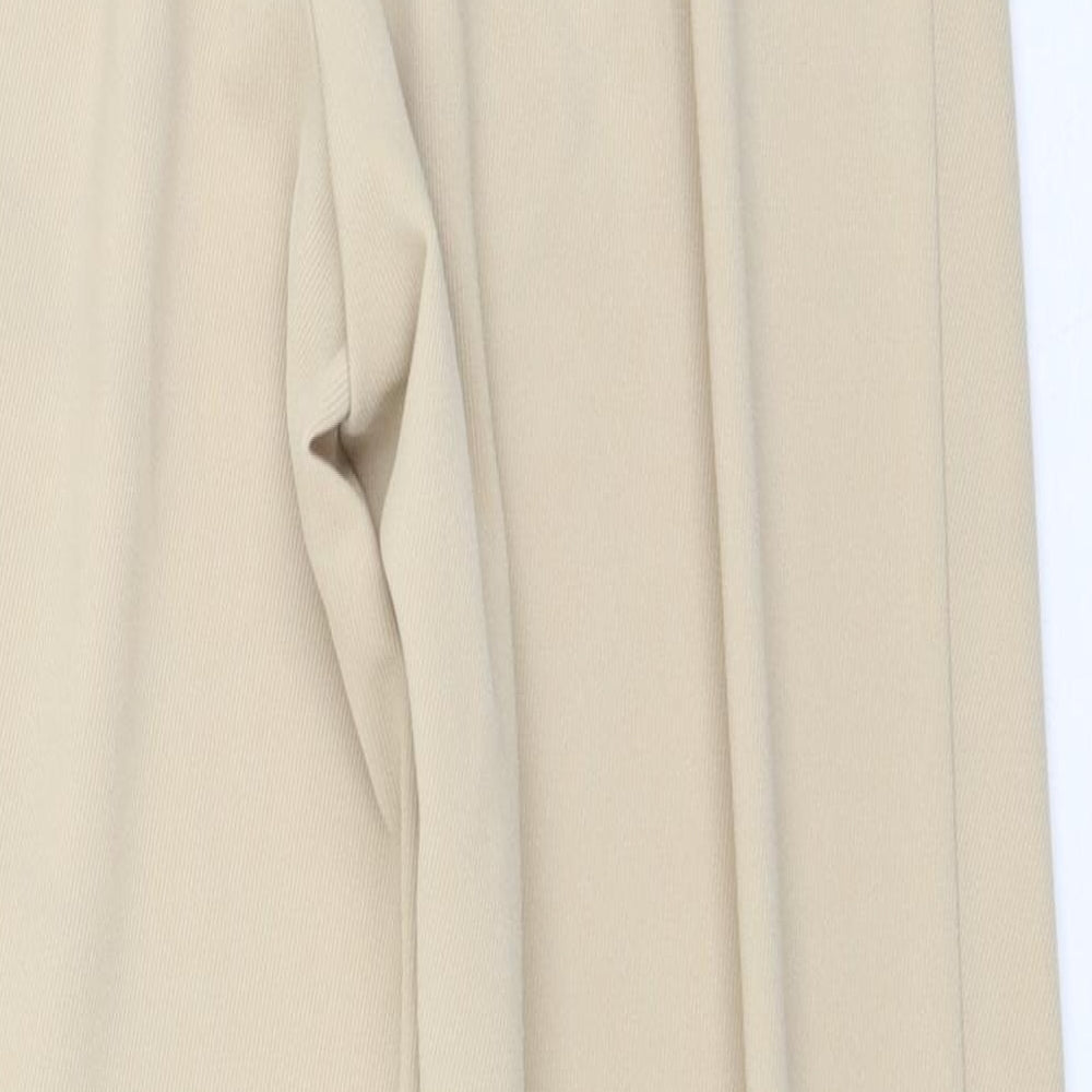 Womens UK Size 42 H&M Regular Fit  Beige Trousers