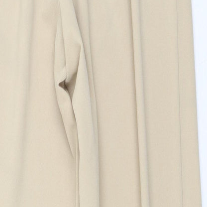 Womens UK Size 42 H&M Regular Fit  Beige Trousers