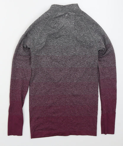 Primark Womens Purple Striped  Jacket  Size 6  Zip