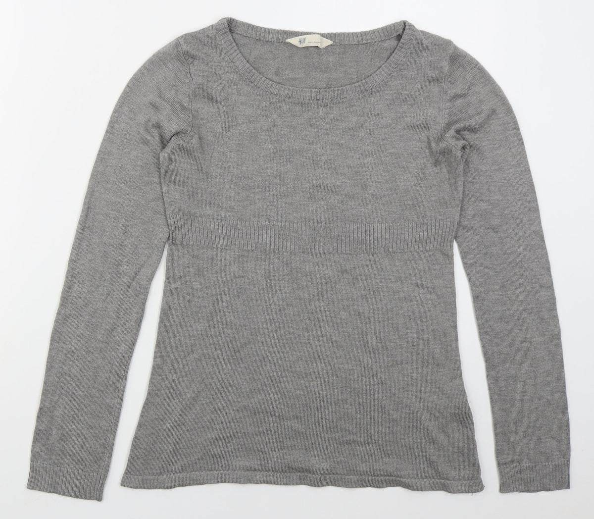 Womens UK Size S H&M Grey Pullover Jumper