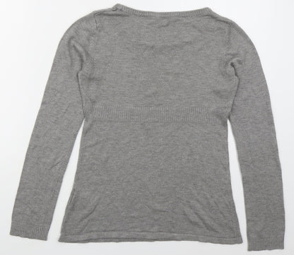 Womens UK Size S H&M Grey Pullover Jumper