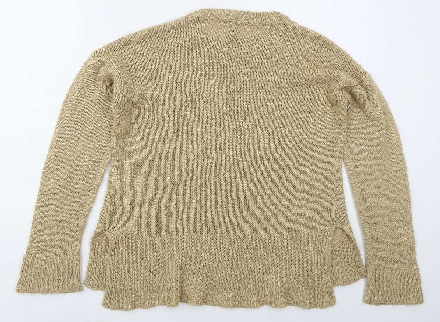 Womens UK Size S New Look Beige Pullover Jumper