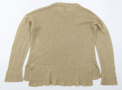 Womens UK Size S New Look Beige Pullover Jumper