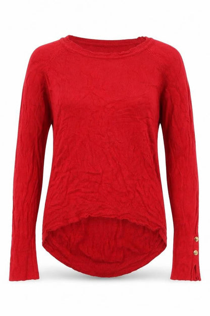 Womens UK Size 6 Primark Red Pullover Jumper