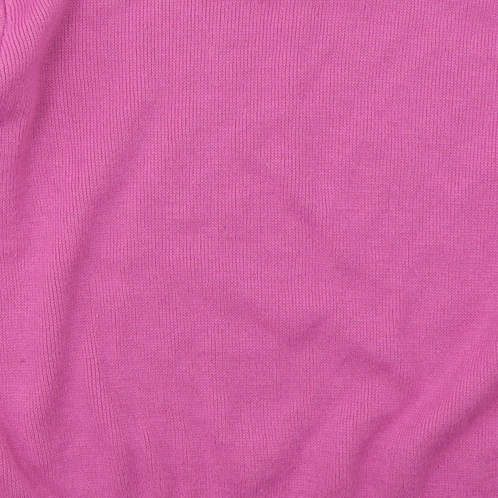 Womens UK Size S Merry Gold Pink Pullover Jumper