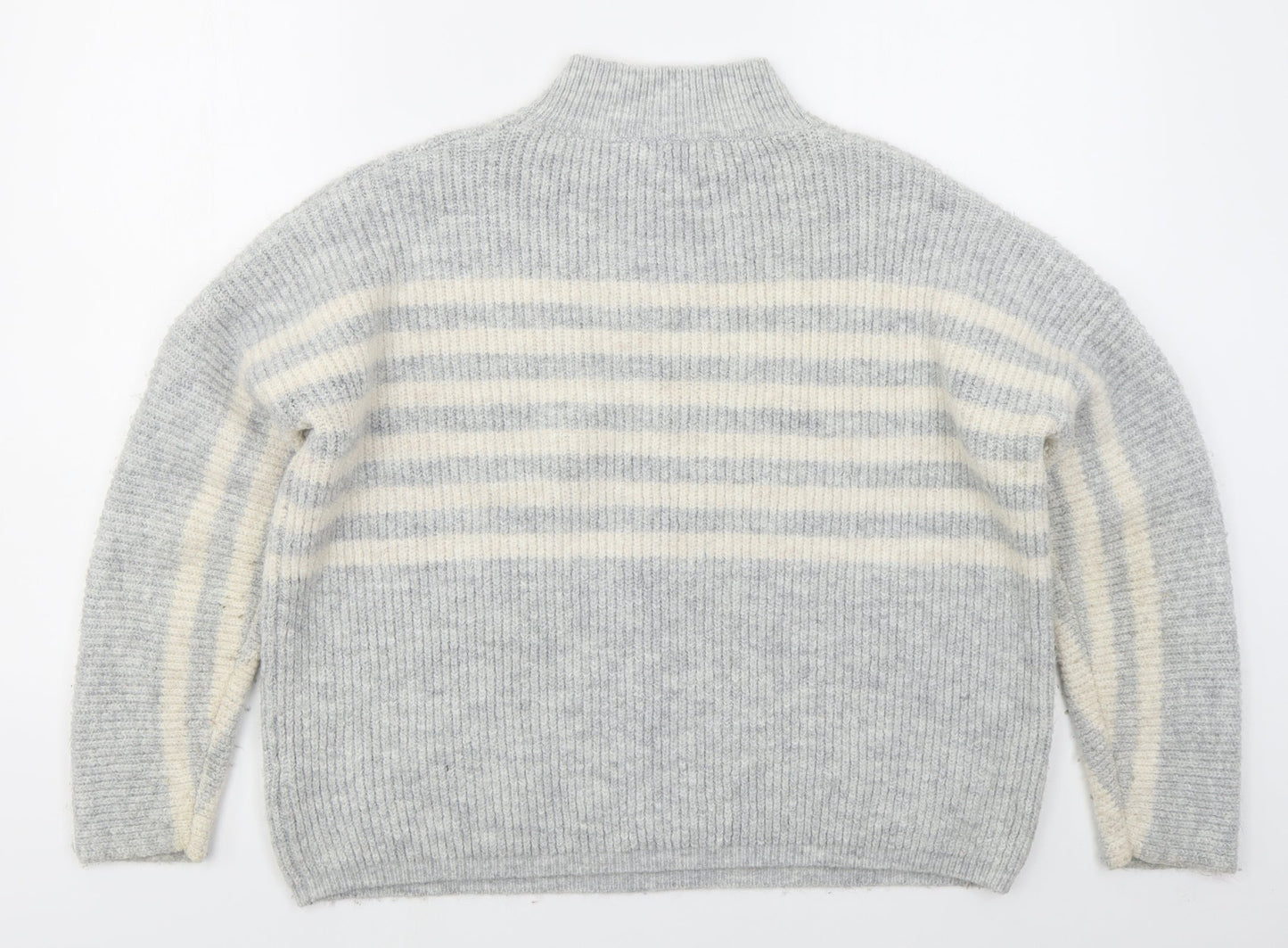Womens UK Size L Matalan Grey Pullover Jumper