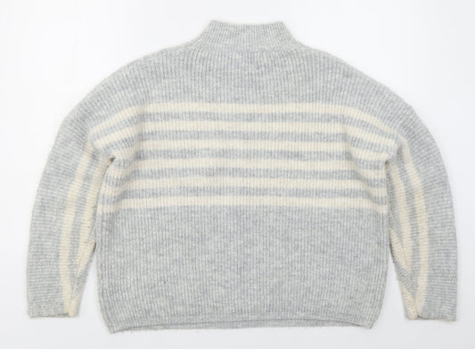 Womens UK Size L Matalan Grey Pullover Jumper