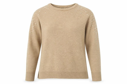 Womens UK Size 12 Primark Beige Pullover Jumper