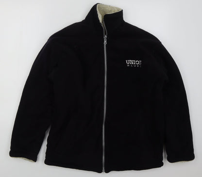 Mens UK Size S Union Blues Black Jacket