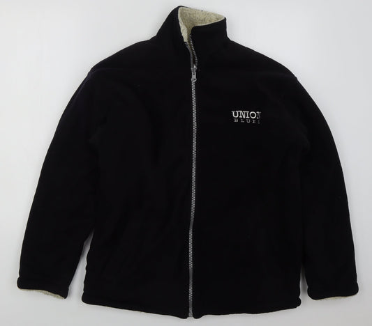 Mens UK Size S Union Blues Black Jacket
