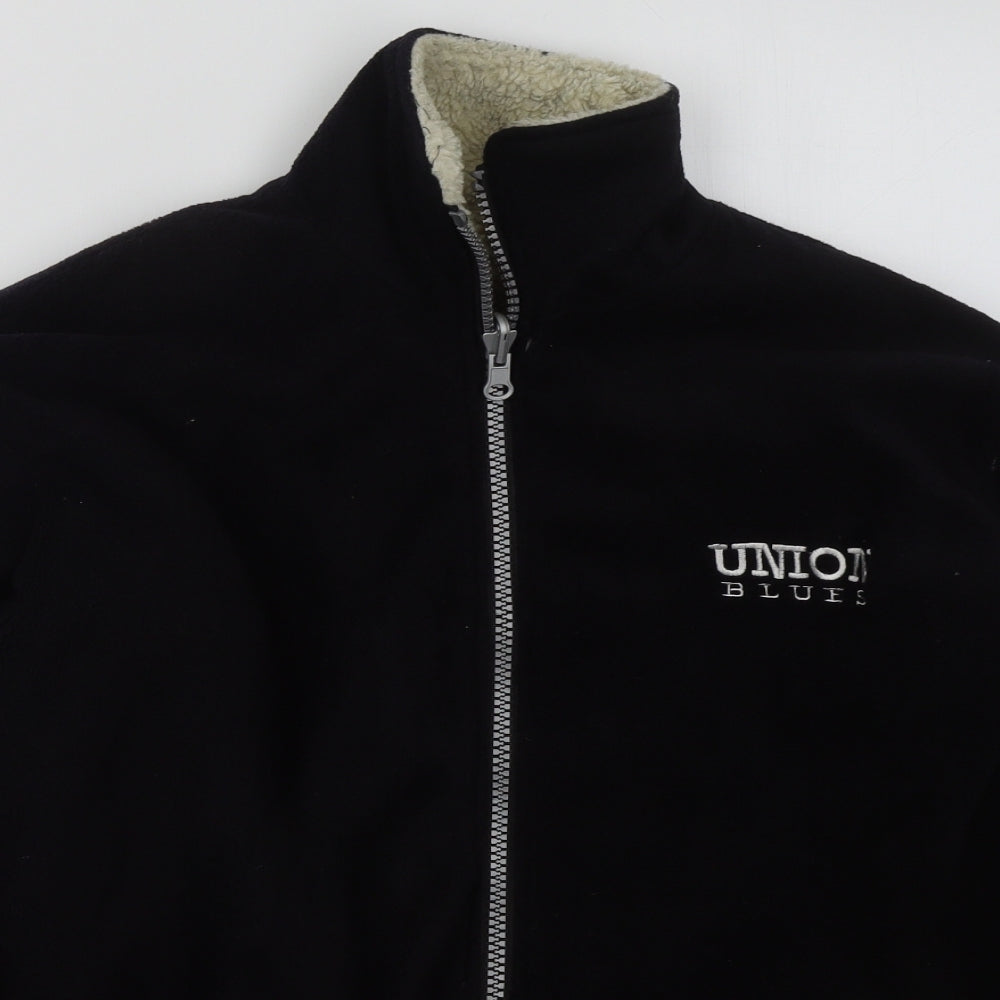 Mens UK Size S Union Blues Black Jacket
