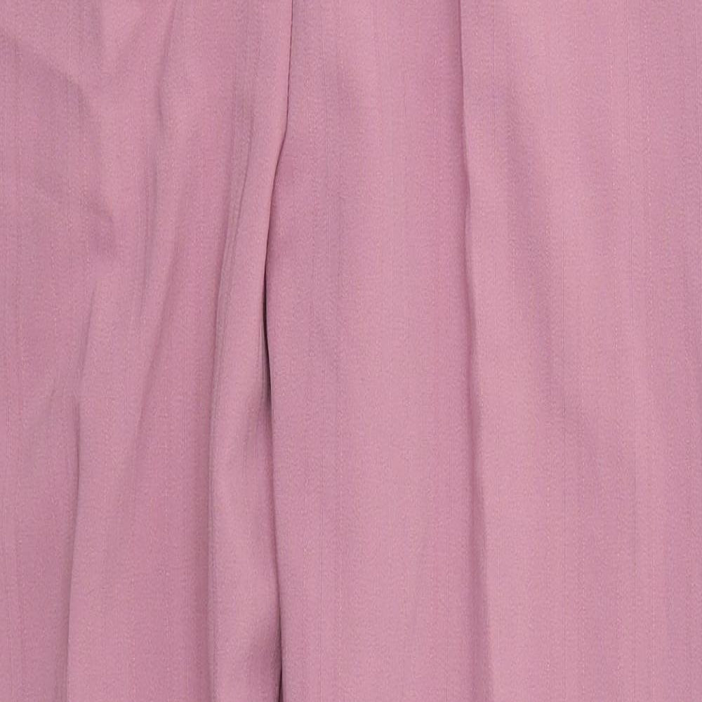 Womens UK Size 8 Preworn Regular Fit  Pink Trousers