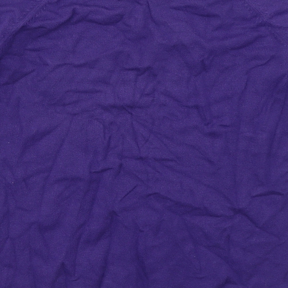 Womens UK Size 16 Marks and Spencer Purple Pullover Jumper