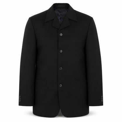 Mens UK Size 38 Armando Regular Black Suit Jacket