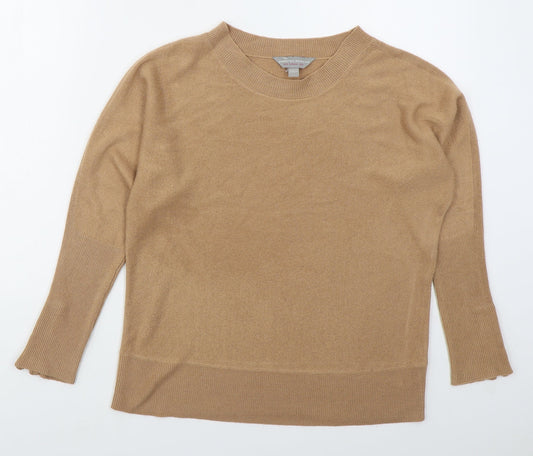 Womens UK Size 10 Dorothy Perkins Beige Pullover Jumper