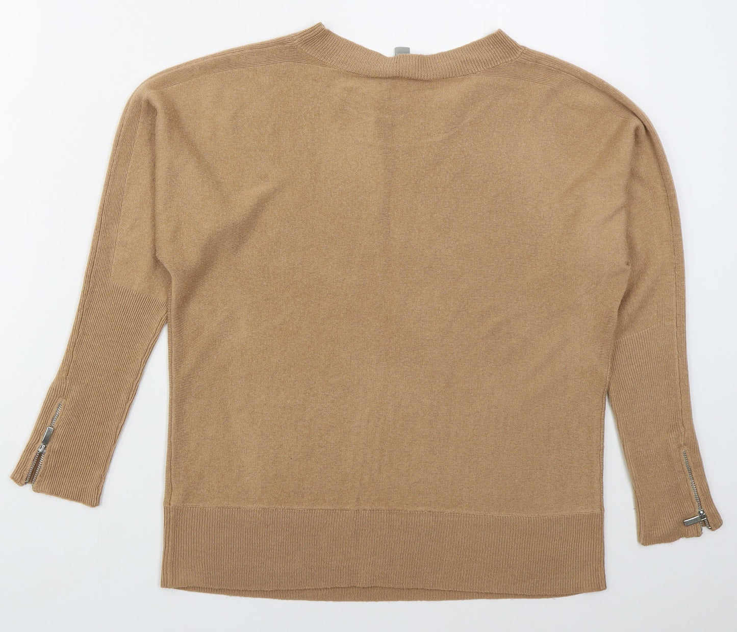 Womens UK Size 10 Dorothy Perkins Beige Pullover Jumper