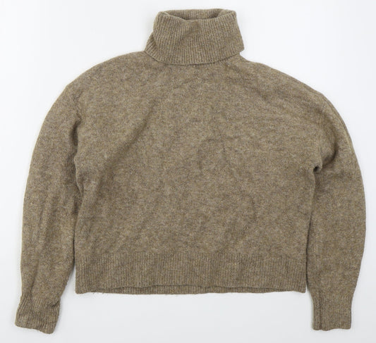 Womens UK Size S H&M Beige Pullover Jumper