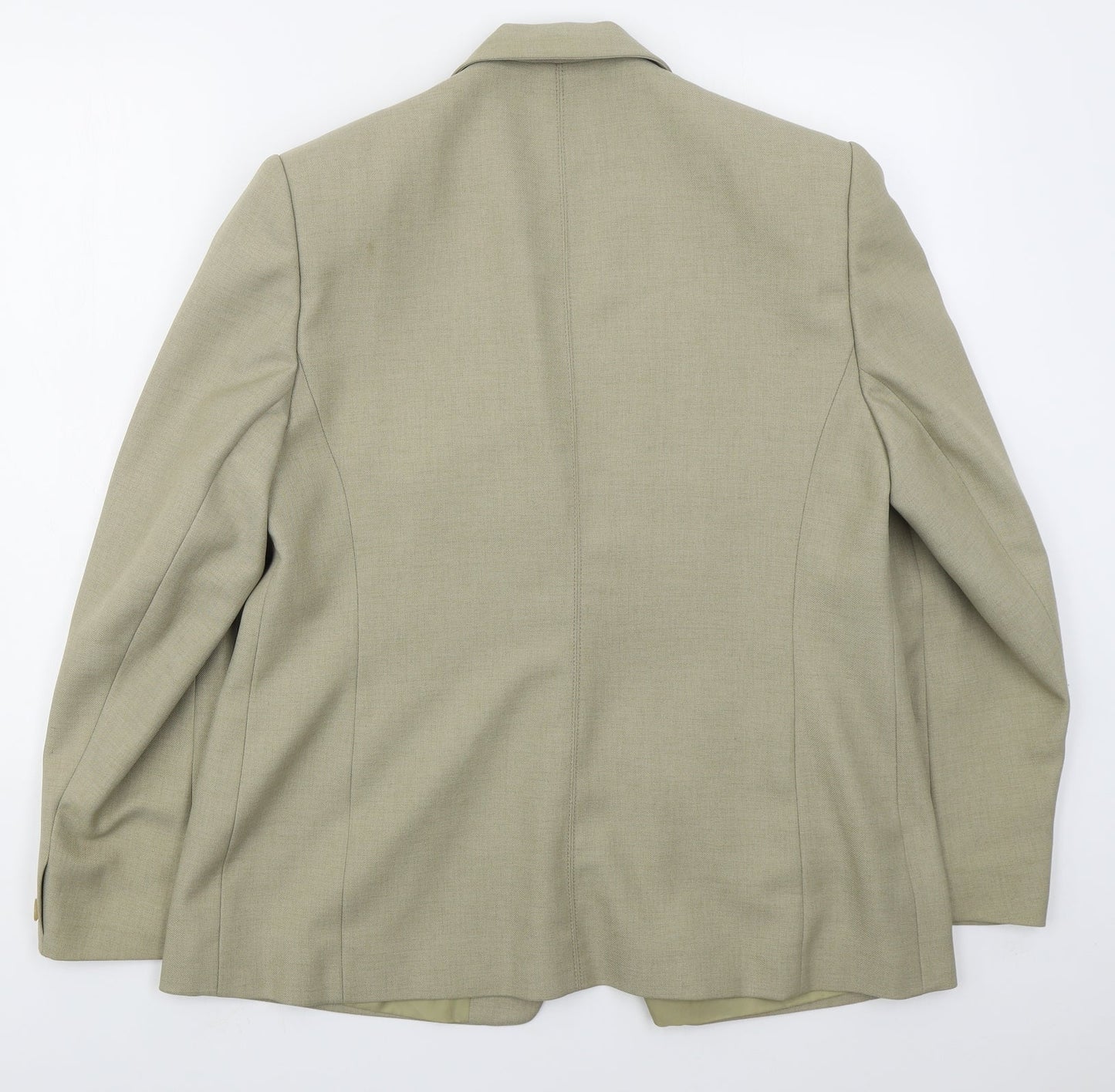 Dunnes Womens Beige  Polyester Jacket Suit Jacket Size 18
