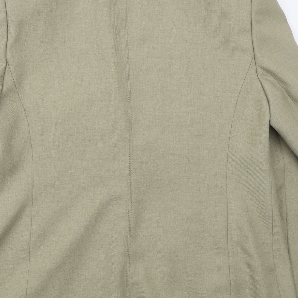 Dunnes Womens Beige  Polyester Jacket Suit Jacket Size 18