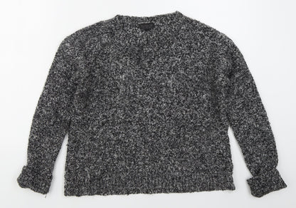 Womens UK Size 6 Topshop Grey Pullover Jumper