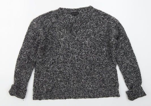Womens UK Size 6 Topshop Grey Pullover Jumper